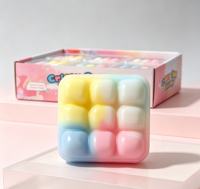 Jouet Squishy en forme de coquille croustillante, simulation de guimauve craquelée, alimentaire, doux à presser, sensoriel, anti-stress, cadeaux pour fêtes