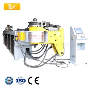 76mm large Round Pipe CNC mandrel pipe bender exhaust rolling hydraulic rotary draw tube bending machine