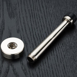 Butée de porte noire extra-longue en caoutchouc anti-collision pour salles de bain, blocage supérieur de porte, protection coupe-vent pour porte en verre - Product Image 4