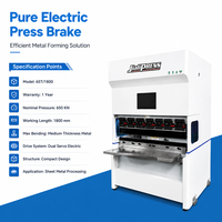 Prensa Plegadora Eléctrica CNC de Doble Servoaccionamiento de 65T y 1800 mm para Plegado Estable de Chapa de Acero con Bajo Contenido de Carbono