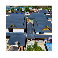 Tuiles de toiture en acier métallique revêtues de pierre de qualité supérieure de Chine, tuiles ondulées, plaques de toiture