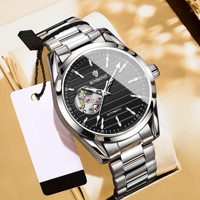 Montre-bracelet automatique mécanique pour homme Binbond J2307 2307, bracelet en acier inoxydable, étanche, style business, mode, Reloj