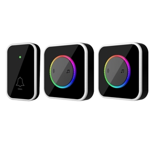 Timbre intermitente colorido inteligente Aiben con 45 canciones de bajo consumo de energía Material de espejo transparente suave - Product Image 5