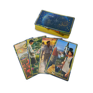 <span class=keywords><strong>Cartas</strong></span> <span class=keywords><strong>de</strong></span> Tarot con bordes dorados personalizados, baraja dorada Premium para adivinación <span class=keywords><strong>de</strong></span> La Fortuna - Product Image 1