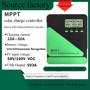 12V 24V tự động DC 30A 40A MPPT năng lượng mặt trời điều khiển năng lượng mặt trời bảng điều chỉnh quy định thông minh điều chỉnh Lithium lifep04 pin sạc - Product Image 5