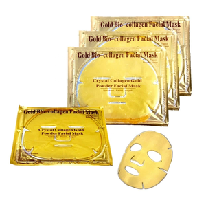 Masque facial en feuille de bio-collagène or 24 carats, hydratant, anti-âge, nourrissant, masque cristallin pour peaux grasses/combinaison - Product Image 3