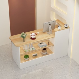 Mostrador de Caja Simple y Moderno para Tienda de Ropa Pequeña, Tienda de Conveniencia, Recepción - Product Image 3