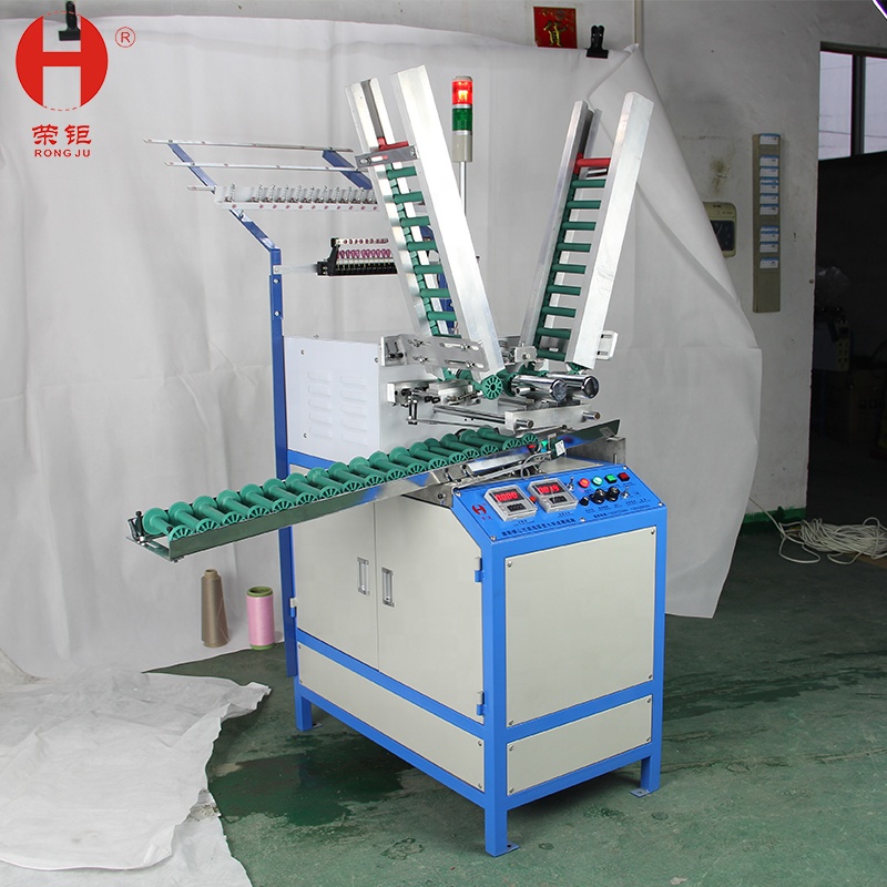 Двухголовочный однослойный автоматический станок для изготовления пряжи управление с помощью ПЛК намотчик резьбы для намотки полиэфирной пряжи
