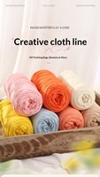 200g Nouveau Fil Mélangé Polyester/Acrylique Super Épais Fantaisie Modèle Z13 pour Tricot Manuel DIY, Tissage, Blanchi, pour Sacs et Tapis, à Tricoter Grossièrement