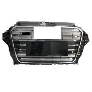 Grille ABS Design à la mode avec peinture de remplacement ACC Grille avant noire pour <span class=keywords><strong>Audi</strong></span> <span class=keywords><strong>A3</strong></span> S3 2014-2016 - Product Image 1