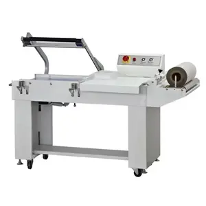 Semi automatic L type cutter and shrink machine heat sealer sealing machine gift box shrink wrapping machine