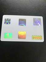 Carte anti-contrefaçon personnalisée en PVC avec étiquette de sécurité anti-contrefaçon, code QR, numéro de série, carte de protection de marque inviolable