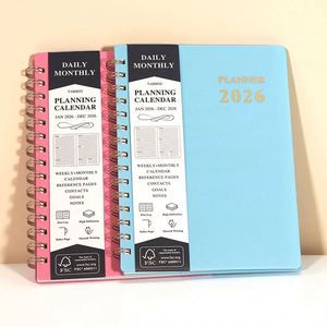 Carnet de planification financière mensuelle 2025-2026 personnalisé avec couverture en PVC, organiseur de budget et de suivi des dépenses, <span class=keywords><strong>cadeau</strong></span> - Product Image 2