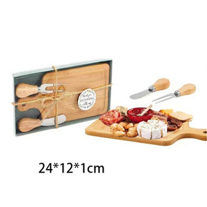 Sinh thái thân thiện tre cắt Board Mini Vuông pho mát & bánh mì Hội Đồng Quản trị với Hộp quà tặng cho nhà & bên lễ hội món quà giáng sinh ý tưởng - Product Image 4