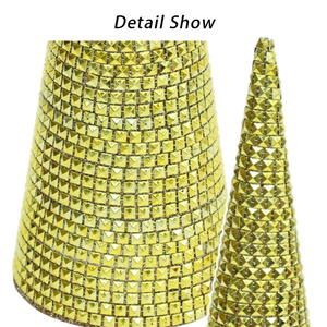 Dễ dàng tự làm bạc nón Cây giáng sinh tháp kim cương đính cườm trang sức rẻ tiền nhà máy bán buôn - Product Image 3