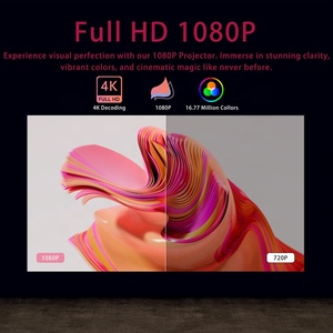 C300 ポータブルスマートミニプロジェクター 260 ANSIルーメン 4K解像度 Android 9 LED WiFi 2G ホームシアター ポケットプロジェクター バッテリー搭載 - Product Image 3
