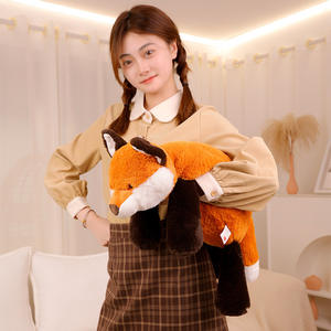 Cojín ponderado de almohada de juguete de peluche de animal de oso lindo de alta calidad con relleno de algodón PP para el almuerzo - Product Image 2