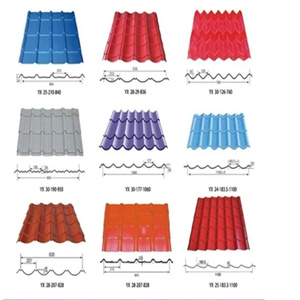 Panneau de toiture en acier ondulé galvanisé ASTM A653 DX51D Z275, épaisseur 0,5 mm, tôle métallique pour bâtiment industriel - Product Image 3