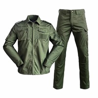 Ensemble uniforme tactique d'entraînement en plein air en coton Oxford camouflage résistant à l'usure pour les agents de sécurité unisexes