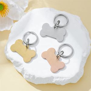 Yiwu Aceon in acciaio inossidabile 2mm di spessore SML collare di cane personalizzato fai da te Logo collana con Logo per cani e animali da compagnia regali fatti a mano in porcellana spazzola - Product Image 3