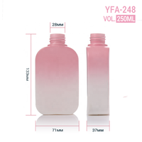 Conteneur de lotion cosmétique de luxe personnalisé de 250 ml, flacon en plastique HDPE pour shampoing, huile capillaire et pots pour beurre corporel avec bouchons à pompe