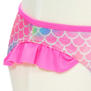 Costume da bagno estivo a <span class=keywords><strong>due</strong></span> pezzi personalizzato all'ingrosso, nuovo design, grazioso bikini da spiaggia per ragazze adolescenti e bambini. - Product Image 6