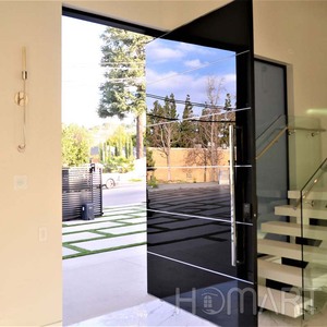 Portes <span class=keywords><strong>d</strong></span>'<span class=keywords><strong>entrée</strong></span> commerciales intelligentes Homart Extérieur avant Double aluminium moderne coupe-vent et respectueux de l'<span class=keywords><strong>entrée</strong></span> - Product Image 6