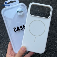 Coque de téléphone portable en silicone magnétique antichoc de luxe au design personnalisé pour iPhone 17 Air 18 16 15 14 13 Plus 12 11 Pro Max