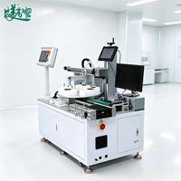 Machine de gravure laser à fibre CNC à plateau rotatif avec positionnement visuel CCD automatisé, prise en charge OEM/ODM, éclairage LED, marquage de traçabilité