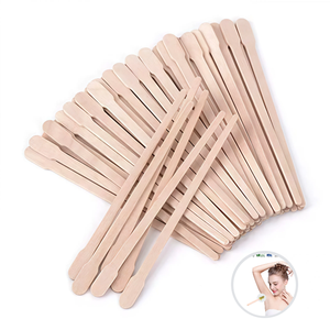 Ail Salon แท่งไม้เครื่องสำอางขนาดเล็กทรงกลมแบนสำหรับแว็กซ์ขนาดเล็กแบบใช้แล้วทิ้งเป็นมิตรกับสิ่งแวดล้อม3.5 - Product Image 3