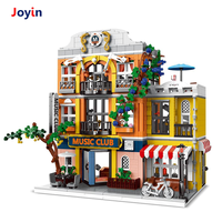 Club de musique 1683 pièces Blocs de construction jouets avec lumières pour enfants Scène musicale interactive Amusant