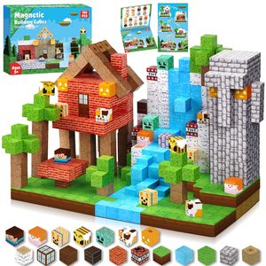 Mine World <strong>Blocks</strong> Magnetic Tiles Magnet <strong>Toy</strong> Assembly <strong>Mini</strong> World Magnetic <strong>Building</strong> <strong>Blocks</strong> Children's Educational <strong>Toy</strong> Model - Product Image 2
