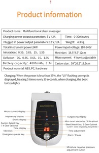 Máquina de Vacío 4 en 1 para Uso Doméstico y Profesional, para Senos y Caderas, Desintoxicación Linfática, Reducción de <span class=keywords><strong>Celulitis</strong></span>, Dispositivo Portátil de Belleza y Cuidado Corporal - Product Image 6