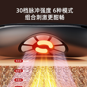 Masseur de taille en forme de papillon avec thérapie thermique et traction pulsée pour le dos, le cou et le corps entier - Product Image 3