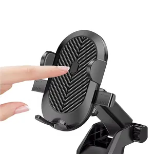 Popular flexible and adjustable arms 360 degree rotation suction car phone holder for dashboard air vent windshield