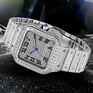 Reloj Mecánico de Acero Inoxidable con Esfera Cuadrada para Hombre, Cristal de Zafiro, Resistente al Agua, Lujoso y Moderno - Product Image 3