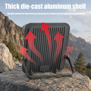 Projecteur LED extérieur étanche IP67 en aluminium moulé sous pression avec lentille en PC, large plage de tension AC100-265V, économie d'énergie, haute luminosité - Product Image 3