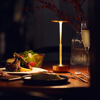 Lampe de Table à LED Moderne de Luxe, Rechargeable et Sans Fil, Portable, Tactile Style Nordique, Idéale pour Maison, Hôtel, Chevet, Décoration en Laiton