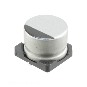 ตัวเก็บประจุ330 UF ชนิดยึดติดพื้นผิว330 uF 20% 6.3V SMD UCD0J331MCL6GS - Product Image 1
