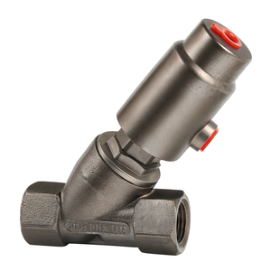 วาล์วลมนิวเมติกแบบมุมโค้ง COVNA B2Bclearance Sale วาล์วแบบลูกสูบสองทาง ทำจากสแตนเลส สำหรับน้ำ ไอน้ำ และลม - Product Image 6