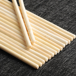 Disposable chopsticks, individually packaged, hygienic bamboo chopsticks, takeout/BBQ round chopsticks, commercial/household - Product Image 1