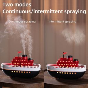 Best Selling Steamship Ultrasonic Humidifier USB Powered Essential <b>Oil</b> <b>Diffuser</b> with Night Light for Large Room - Product Image 5