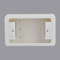 Boîte de jonction dissimulée en PVC ignifuge de type 86, boîte de câblage universelle pour installation murale