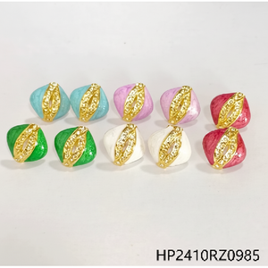 Gioielli Chic alla moda per le donne elegante Look quotidiano e orecchini pronti per la festa - Product Image 1