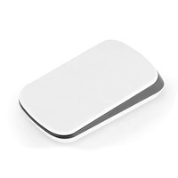 Souris Magique Sans Fil 2.4G Ultra-Fine Portable pour Bureau et Affaires, Surface Multi-Touch Blanche