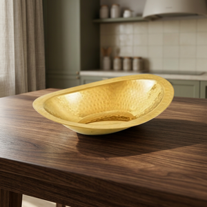 Wholesale SKI BB2 Classic Modern Stainless Steel PVD Gold Oval Multifunction <b>Food</b> Storage Bread <b>Basket</b>-Durable Dishwasher Safe - Product Image 3