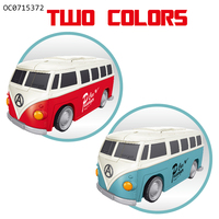 Jouet de voiture robot bus en plastique à déformation intéressant pour enfants avec musique légère