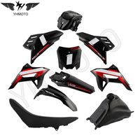 Accessoires de moto pour 2024 2025 CRF230F Hon Da, housses latérales en plastique pour ailes complètes avec coussin de siège et couvercle de réservoir