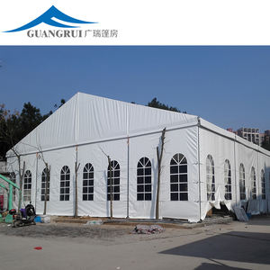 Роскошная наружная большая алюминиевая церемония Свадебная палатка белый стиль церковная палатка - Product Image 2