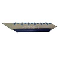 Bateaux bananes gonflables de haute qualité bateau de poisson volant jaune pour équipement de jeu aquatique